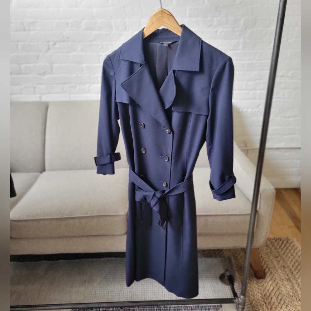Brooks Brothers Navy Trench Dress